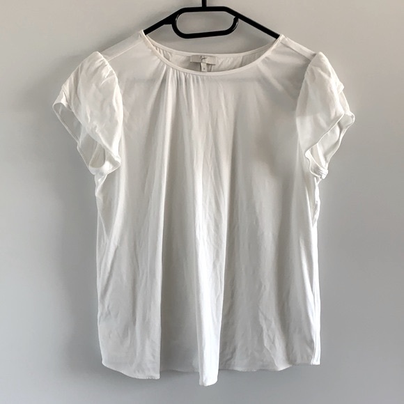 JOIE SHORT SLEEVE OVERLAP BACK - Picture 1 of 4